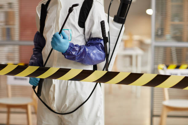 Professional Biohazard Cleanup technician working in Babylon, NY